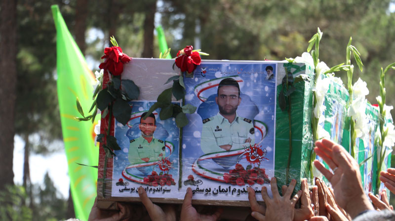 پیکر مطهر دانشجوی شهید «ایمان  یوسفی » در بیرجند تشییع شد.