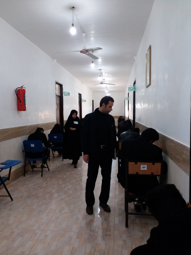 بازدید از روند برگزاری امتحانات مراکز آموزش علمی کاربردی