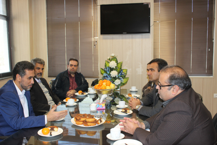 دیدار مدیر فرودگاه بین المللی بیرجند با رئیس دانشگاه علمی کاربردی استان خراسان جنوبی