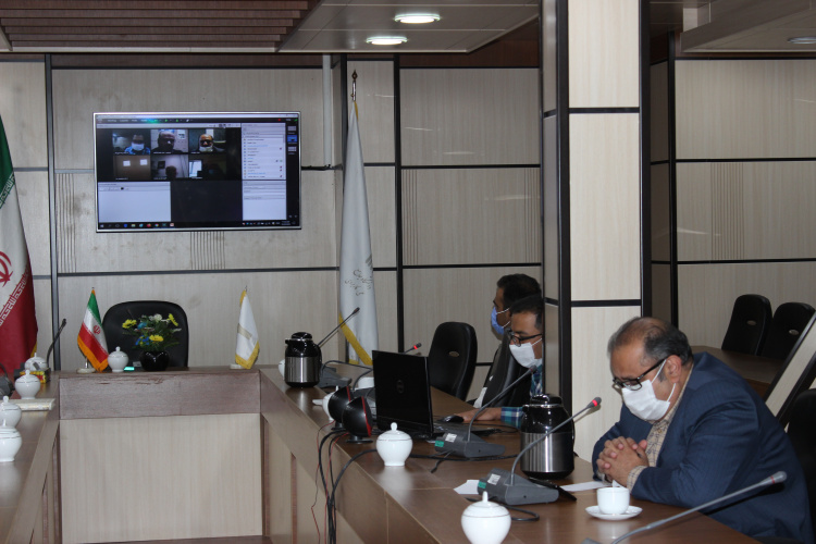 برگزاری جلسه ویدئو کنفرانس با حضور روسا و سرپرستان مراکز آموزش علمی کاربردی استان